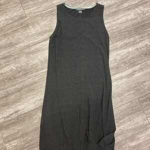 Free Fly Apparel Dark Gray Sleeveless Midi Dress